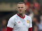 Manchester United forward Wayne Rooney warms up ahead of the Europa League match against Celta Vigo on May 11, 2017