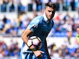 Wesley Hoedt in action during the Serie A game between Lazio and Sampdoria on May 7, 2017