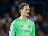Chelsea's Asmir Begovic during the Premier League match against Watford on May 15, 2017