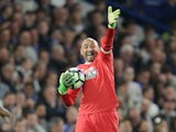 Watford goalkeeper Heurelho Gomes during the Premier League match against Chelsea on May 15, 2017