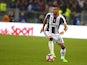 Juventus's Stefano Sturaro in action against Roma on May 14, 2017