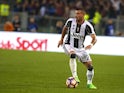 Juventus's Stefano Sturaro in action against Roma on May 14, 2017
