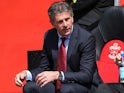Claude Puel watches on during the Premier League game between Southampton and Stoke City on May 21, 2017