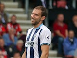 West Bromwich Albion's Craig Dawson during the Premier League match against Bournemouth on September 10, 2016