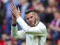 David De Gea applauds after the Premier League game between Manchester United and Crystal Palace on May 21, 2017