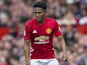Demetri Mitchell in action during the Premier League game between Manchester United and Crystal Palace on May 21, 2017