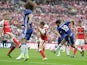 Diego Costa scores to equalise during the FA Cup final between Arsenal and Chelsea on May 27, 2017