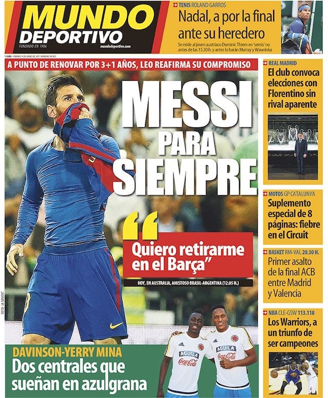 Mundo Deportivo June 9, 2017