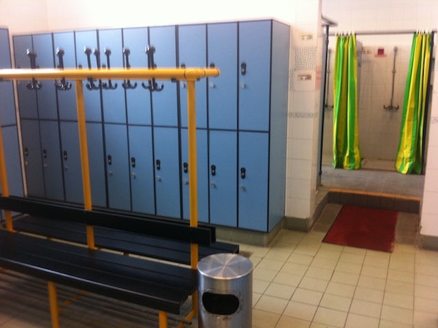 Generic image of a locker room