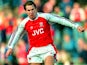 Paul Merson in action for Arsenal