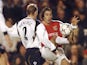 Stephane Henchoz and Robert Pires in action in 2002