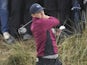 Jordan Spieth tees off at The Open on July 21, 2017