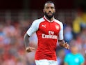 Alexandre Lacazette in action for Arsenal on July 30, 2017
