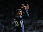 Dele Alli applauds during the Premier League game between Newcastle United and Tottenham Hotspur on August 13, 2017
