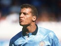 Keith Curle in action for Manchester City