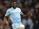 Kolo Toure in action for Manchester City
