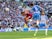 Lewis Dunk scores an own goal during the Premier League game between Brighton & Hove Albion and Manchester City on August 12, 2017