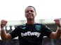 Javier 'Chicharito' Hernandez celebrates scoring during the Premier League game between Southampton and West Ham United on August 19, 2017
