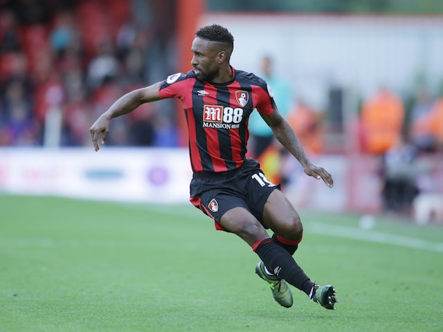 Jermain Defoe in action during the Premier League game between Bournemouth and Watford on August 19, 2017