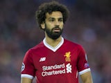 Mohamed Salah in action during the Champions League playoff between Liverpool and Hoffenheim on August 23, 2017
