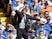 A frantic Antonio Conte gives instructions during the Premier League game between Chelsea and Everton on August 27, 2017