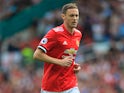 Manchester United midfielder Nemanja Matic in action during a Premier League clash with West Ham United