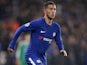Eden Hazard in action during the Champions League game between Chelsea and Qarabag on September 12, 2017