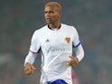 Manuel Akanji in action during the Champions League game between Manchester United and Basel on September 12, 2017