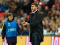 Mauricio Pochettino encourages his players during the Champions League game between Tottenham Hotspur and Borussia Dortmund on September 13, 2017