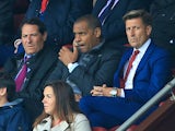 The Crystal Palace board look on during the team's 1-0 defeat to Burnley at Turf Moor on September 10, 2017