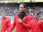 Virgil van Dijk is loving life after the Premier League game between Crystal Palace and Southampton on September 16, 2017