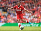 Liverpool striker Daniel Sturridge in action during his side's Premier League clash with Middlesbrough on May 21, 2017