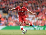 Liverpool striker Daniel Sturridge in action during his side's Premier League clash with Middlesbrough on May 21, 2017