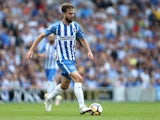 Brighton & Hove Albion midfielder Davy Propper in action during his side's Premier League clash with Manchester City on August 12, 2017