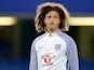 Ethan Ampadu warms up prior to the EFL Cup game between Chelsea and Nottingham Forest on September 20, 2017