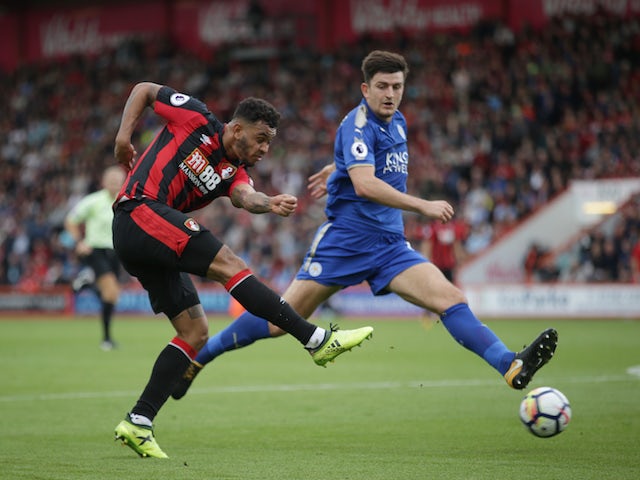 Bournemouth striker Josh King in action during his side's Premier League clash with Leicester City at the Vitality Stadium on September 30, 2017