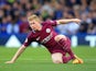 Kevin De Bruyne in action during the Premier League game between Chelsea and Manchester City on September 30, 2017