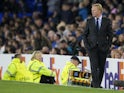 Everton manager Ronald Koeman patrols the touchline during his side's Europa League clash with Apollon Limassol at Goodison Park on September 28, 2017