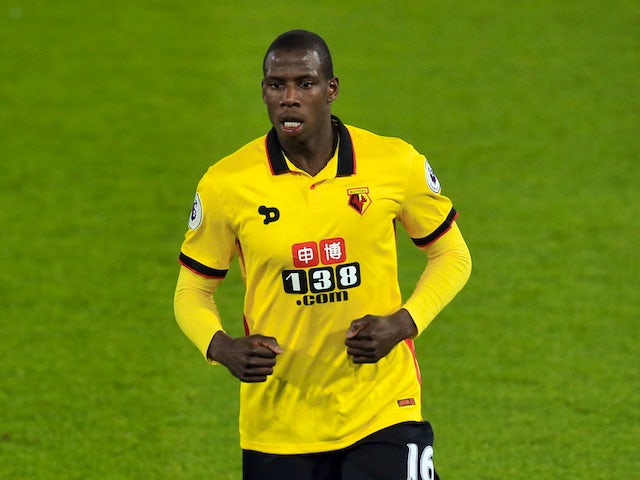 Watford midfielder Abdoulaye Doucoure in action for the Hornets
