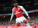 Arsenal midfielder Ainsley Maitland-Niles in action during his side's EFL Cup clash with Doncaster Rovers
