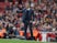 Brighton manager Chris Hughton reacts during his side's Premier League clash with Arsenal at the Emirates Stadium on October 1, 2017