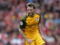 Brighton midfielder Dale Stephens in action during his side's Premier League clash with Arsenal at the Emirates Stadium on October 1, 2017