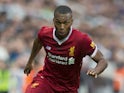 Liverpool striker Daniel Sturridge in action during his side's Premier League clash with Newcastle United at St James' Park on October 1, 2017