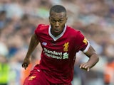 Liverpool striker Daniel Sturridge in action during his side's Premier League clash with Newcastle United at St James' Park on October 1, 2017