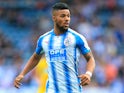 Elias Kachunga in action for Huddersfield Town during pre-season in 2017