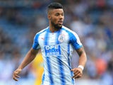 Elias Kachunga in action for Huddersfield Town during pre-season in 2017