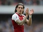 Arsenal full-back Hector Bellerin in action during his side's Premier League clash with Brighton & Hove Albion at the Emirates Stadium on October 1, 2017