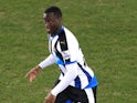 Henri Saivet in action for Newcastle United during a Premier League match against Everton in 2016