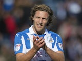 Michael Hefele in action for Huddersfield Town during the 2016-17 season