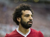 Liverpool winger Mohamed Salah in action during his side's Premier League clash with Newcastle United at St James' Park on October 1, 2017
